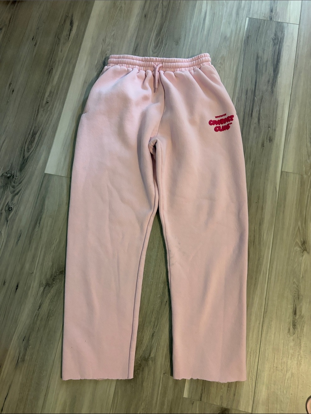 White Fox Boutique Pink Wide Leg Sweatpants